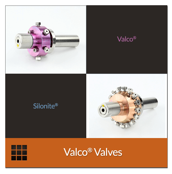 Silonite® Coated Valco® Valves Entech Instruments