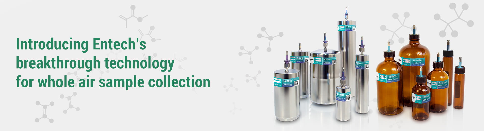 Silonite MiniCans & Bottle-Vacs for Helium Diffusion Sampling