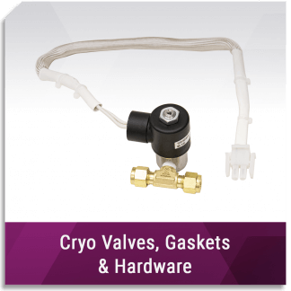 Cryo Valves, Gaskets and Hardware