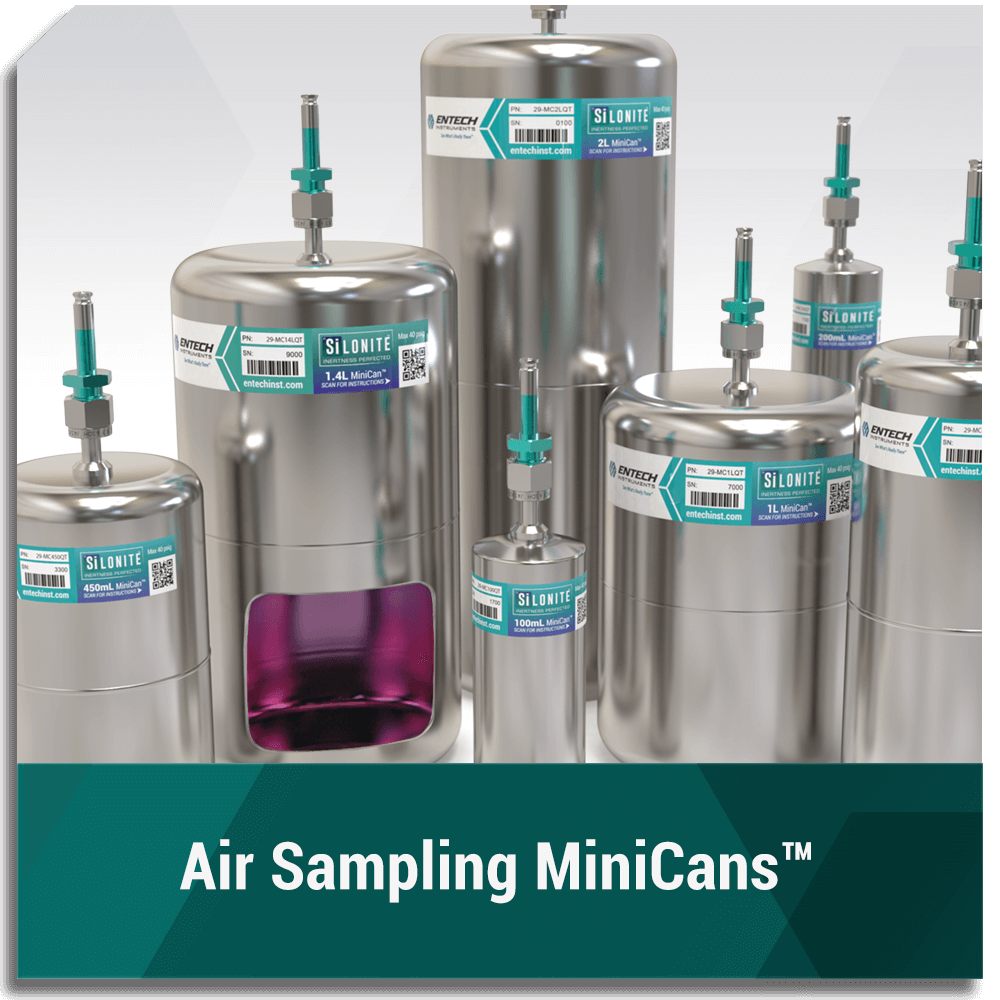 Air Sampling Canisters Vacuum Sampling Summa Canisters