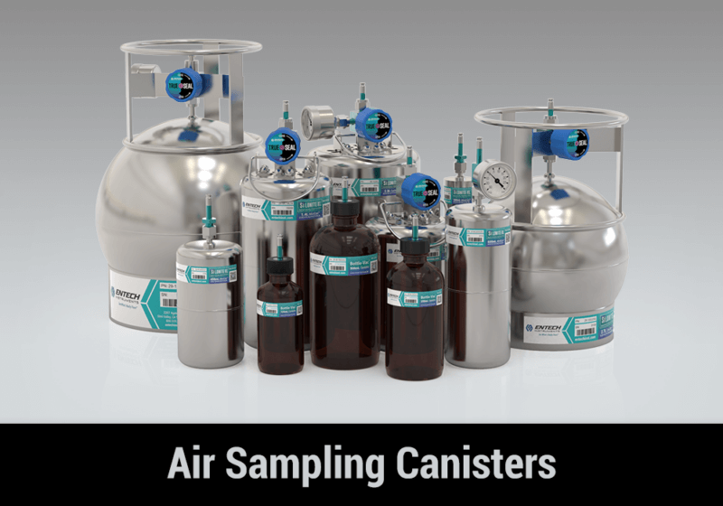 Air Sampling Canisters & Accessories Entech Instruments