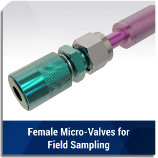 Female Micro-Valves for Field Sampling