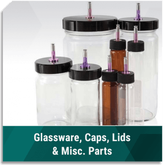 Glassware, Caps, Lids, & Misc. Parts