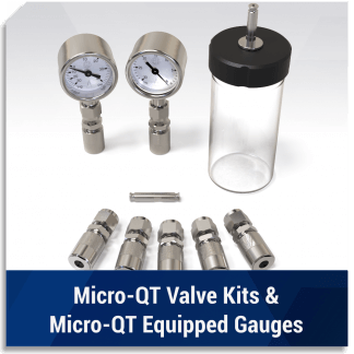 Micro-QT Valve Kits & Gauges