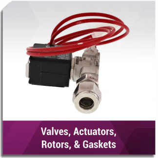 Valves, Actuators, Rotors, Gaskets & more