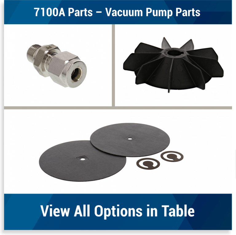 7100A Replacement Parts Vacuum Pump Parts Entech Instruments