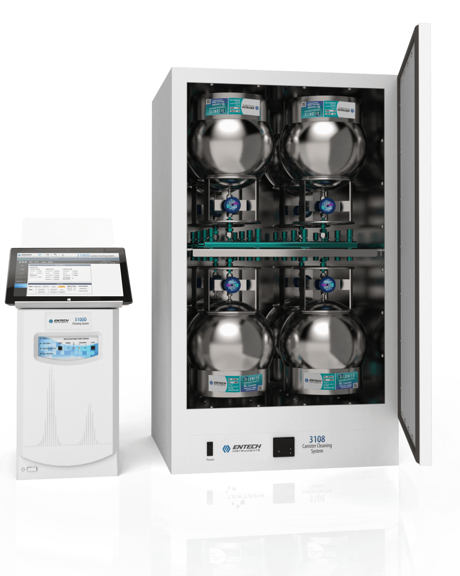 3100D Canister Cleaning Systems Entech Instruments