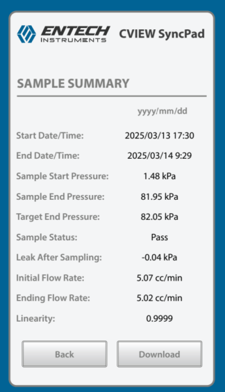 VOC Breeze Smart Air Sampler