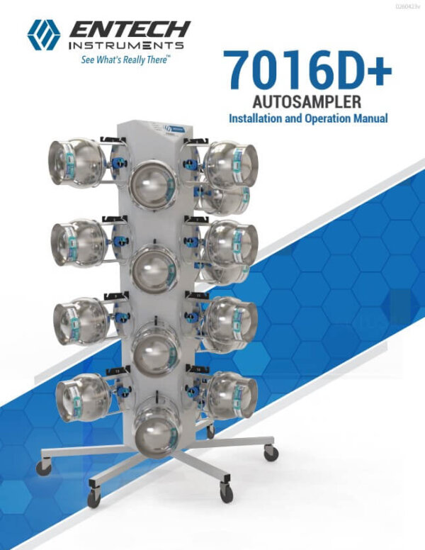 7016D+ Installation and Operation Manual