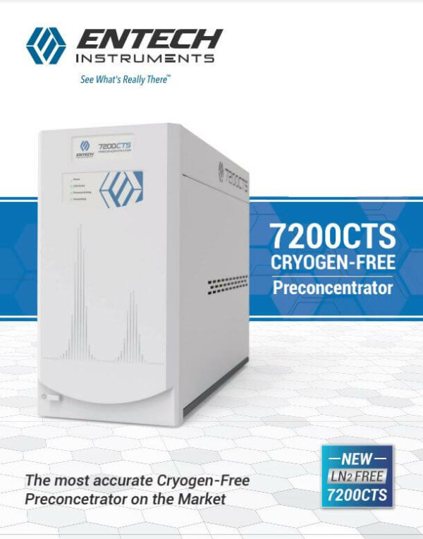 7200CTS Cryogen-Free Preconcentrator Brochure