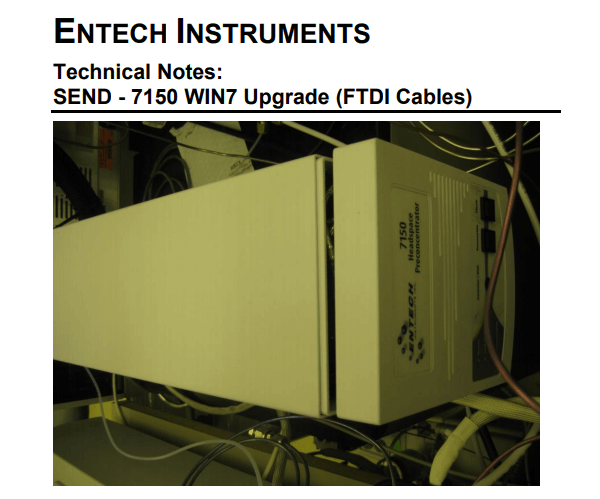 7150 Tech Notes